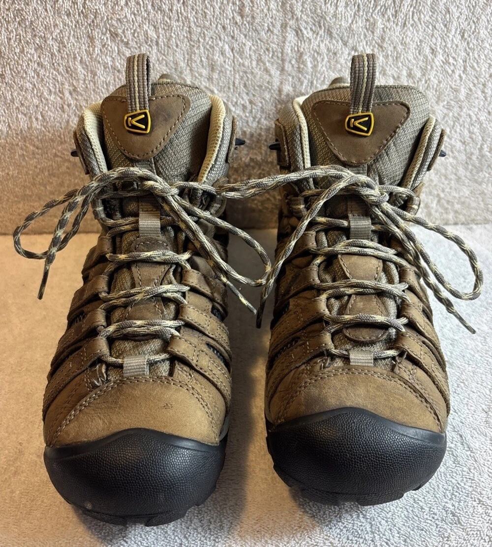 Keen 1010138 Women's Voyager Mid Brindle Custard Hiking Boot 10 W